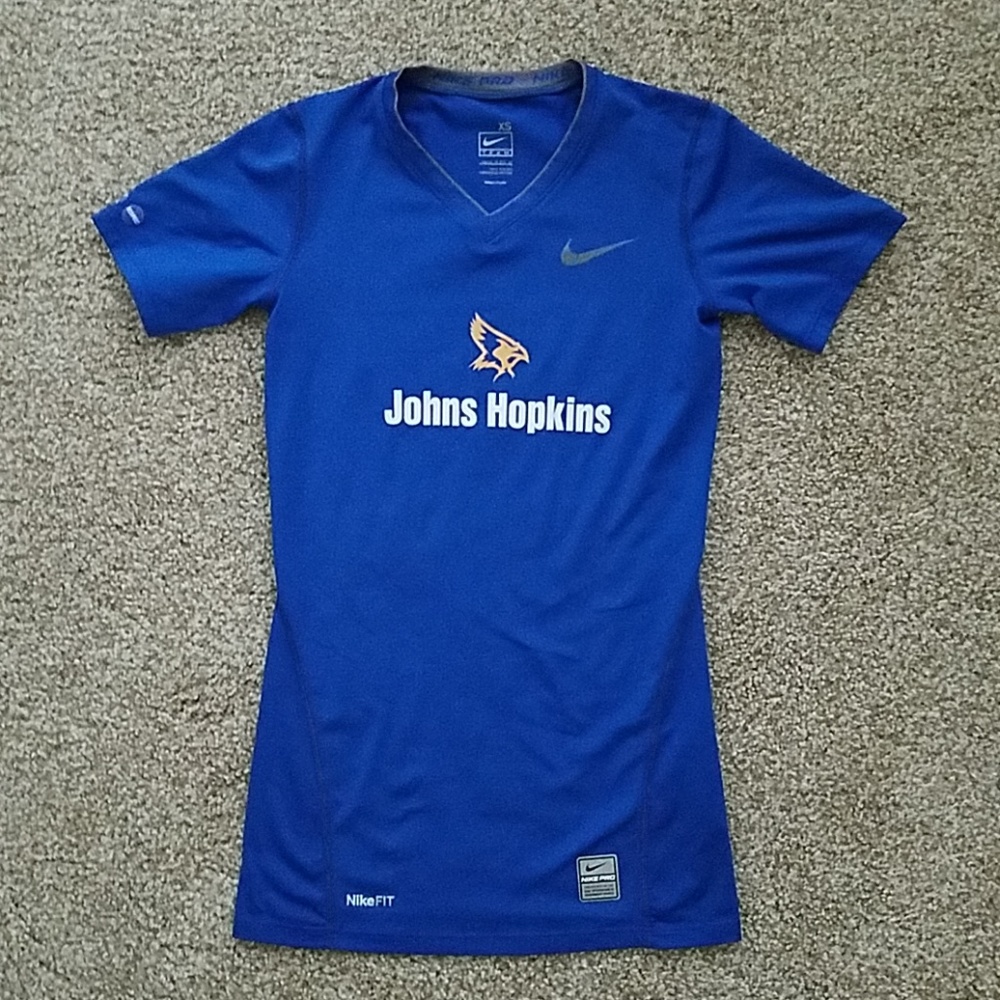 Nike Johns Hopkins University Atheltic shirt